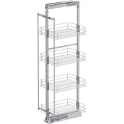 VS TAL Larder 4 set izvleka visoke omare Classic, ŠK 400 mm, srebrna