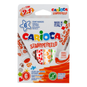 6-delni komplet tiskalnih flomastrov - Carioca