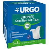 Urgopore flaster, 5 m x 5 cm, Urgo