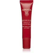 Apivita Beevine Elixir Eye & Lip cream intenzivna lifting krema za predel okoli oči proti gubam in temnim kolobarjem 15 ml