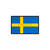 JTG Sweden Flag Rubber Patch Multicolor