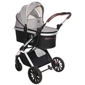 Djecja kolica 2 u 1 Lorelli - Glory, s adapterima, Opaline Grey