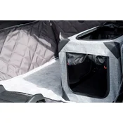 ZOLUX Nomad S, potovalna torba za psa in mačko, 42x60x42 cm, siva/črna