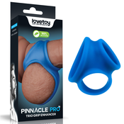 LoveToy Pinnacle Pro Trio Grip Enhancer Sleeve Blue