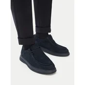 Tommy Hilfiger Nizki čevlji Comfort Nubuck Moc Toe Shoe FM0FM05975 Mornarsko modra