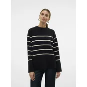Vero Moda Pulover Flawless 10320487 Črna Loose Fit