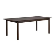 Raztegljiva jedilna miza iz masivnega hrasta 90x205 cm Derrymore – Rowico