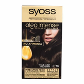 Syoss Oleo Intense Permanent Oil Color trajna oljna barva za lase brez amonijaka 50 ml Odtenek 3-10 deep brown za ženske