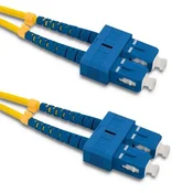 Qoltec SC/UPC optični patchcord - SC/UPC | enomodni | 9/125 | G652D | dupleks | 2 m