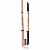 Makeup Revolution Balayage Brow dvostrana olovka za obrve sa cetkicom nijansa Dark Brown 0,38 g