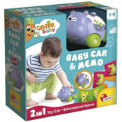 Lisciani Carotina Baby Memo Igra Hippo Car, Šarena