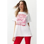 Trendyol Milla Ženska majica TWOSS24TS00123, Bela