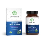 Green idea Bioaktivni cink + selen - kapsule 60 kosov