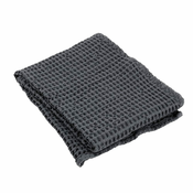 Rucnik s CARO waffle uzorkom sivkasto crna 50 x 100 cm Blomus