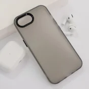 Maska Electro Glow Frame za iPhone 16e/ 17e crna