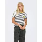 ONLY Majica Heart 15318959 Bela Regular Fit