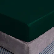 shumee Bombažna rjuha 200x200+25 stekleno zelena