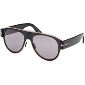 Tom Ford Lyle-02 FT1074 01C ONE SIZE (58) Črna/Siva