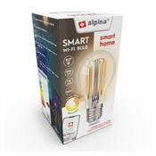 Alpina Alpina ED-225449 LED WIFI bela zatemnitvena pametna žarnica E27 860LM