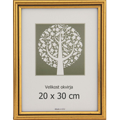 Karako Foto okvir 20x30 cm, plastika, stenski, 56 zlat