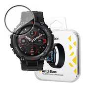 Wozinsky Watch Glass hibridno steklo za Xiaomi Amazfit T-Rex Pro, črno