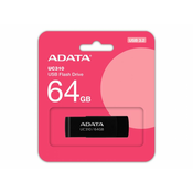 ADATA UC310 USB izbrisivi memorijski pogon 64 GB USB Tip-A 3.2 Gen 1 (3.1 Gen 1) Crno