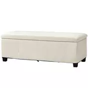 Homestar Shranjevalna klop 112x42x40 cm Bež