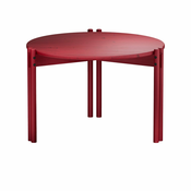 Rdeča okrogla mizica iz masivnega bora o 60 cm Sticks – Karup Design