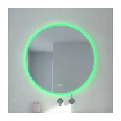 Brilagi-LED RGBW prigušiva ogledalo sa grejanjem i podsvetljenjem CLARA PRO 19W/230V precnik 60 cm IP44 + daljinski upravljac