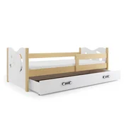 Interbeds Deciji krevet Mikolaj 160x80cm, Sa fiokom, Beli