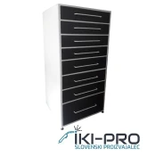 Predalnik 80 x 65 x 150 cm, 8 ladica