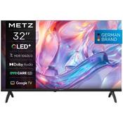 Pametni televizor Metz – 32MQH7000Z, 32, QLED+, HD, Google TV, crni