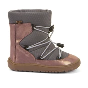 Froddo škornji G3160251 BAREFOOT TEX TRACK WOOL podloženi D grey/pink 26