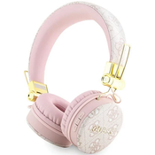 Guess Bluetooth in-ear headphones GUBH704GEMP pink 4G metal logo (GUBH704GEMP)