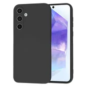 Silikonski ovitek Techsuit SoftFlex za Samsung Galaxy A55 - črn