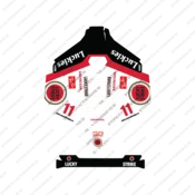 F1 Lucky Strike Honda – Nalepka za Mammotion robotske kosilnice – Luba 3 AWD