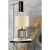 Opviq Stona lampa 64901, Zlatne boje
