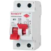 NEX Diferencialno stikalo z modulom PRO p0620003 2P C 25A 30mA 6kA Tip AC