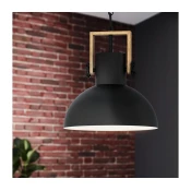 Eglo 44056 - Lestenec na verigi LUBENHAM 1xE27/28W/230V - FSC certifikat