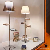 FLOS Bibliotheque Nationale talna svetilka bronasta - Dnevna soba/jedilnica - Dizajn - krom, opal, bron - Kovina