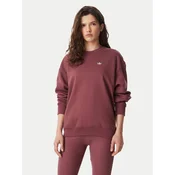 adidas Jopa Essentials Crew Long Fleece Sweatshirt KT2279 Rjava Regular Fit