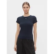 Tommy Jeans Majica Essential DW0DW17383 Mornarsko modra Slim Fit