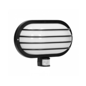 ORNO LED STENSKA SVETILKA Z LASO SENZORJEM 1X60W (NI PRILOŽENA) E27, IP44, ČRNA [LF-2/B]