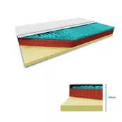 Ljubki dom Antibakterijska vzmetnica LATEX 24 cm 90 x 200 cm Zaščita vzmetnice: VKLJUČNO z zaščito vzmetnice