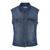 Noisy may Brezrokavnik NMDEBRA moder denim