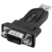 LOGILINK LogiLink serijski adapter [1x moški konektor USB 2.0 tipa A - 1x RS232 vtič]  črna, (20519266)