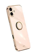 Roza Platinum Ring Ovitek (iPhone 17)