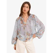Lipsy Bluza svetlo modra/svetlo zelena/živo rdeča