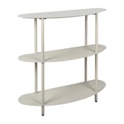 Siv kovinski regal 90x82x28 cm Riqueza – Leitmotiv