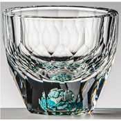 Krištáľový pohár Elegant - Turkizna/50ml KP35420